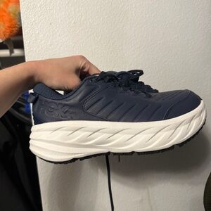 Men's Hoka Bondi slip resistant (SR) shoes size 7.5 wide